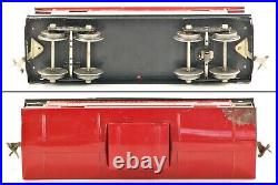 Lionel Prewar Standard Gauge No. 217 Caboose Red/Red withBox c. 1937-40