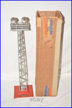 Lionel Prewar Standard Gauge O Gauge 92 High Tension Light Tower RARE Gray Nice