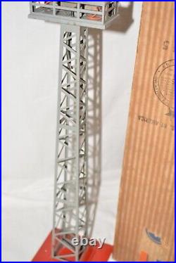 Lionel Prewar Standard Gauge O Gauge 92 High Tension Light Tower RARE Gray Nice