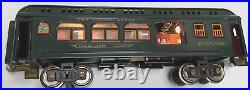 Lionel Prewar Standard Gauge Passenger Cars 428/429 Dark Green Restored