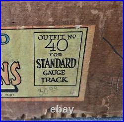 Lionel Prewar Standard Gauge Set Box #40 +33 Loco+#31+#32+#35 Passenger Cars