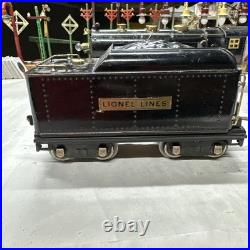Lionel Prewar Standard Gauge Steam Engine No. 390E And 384t Tender Original Runs