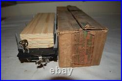 Lionel Prewar Standard Gauge Tin Toy Train 211 Lumber Car Early Box Nice