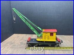 Lionel Prewar Standard Gauge Tin Toy Train 219 Crane Car