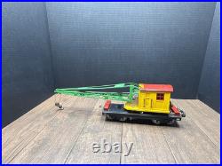 Lionel Prewar Standard Gauge Tin Toy Train 219 Crane Car