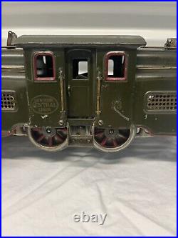 + Lionel Prewar Standard Gauge Tinplate Green 33 Electric Locomotive AWESOME