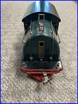 + Lionel Prewar Standard Gauge Tinplate Green 380 Electric Locomotive Restored + Lionel Prewar Standard Gauge Tinplate Green 380 Electric Locomotive Restored