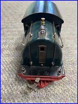 + Lionel Prewar Standard Gauge Tinplate Green 380 Electric Locomotive Restored + Lionel Prewar Standard Gauge Tinplate Green 380 Electric Locomotive Restored