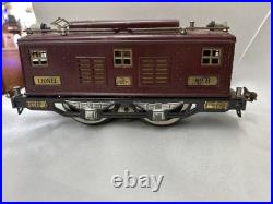 + Lionel Prewar Standard Gauge Tinplate No. 8 Maroon Electric Engine + Lionel Prewar Standard Gauge Tinplate No. 8 Maroon Electric Engine