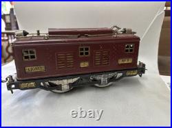 + Lionel Prewar Standard Gauge Tinplate No. 8 Maroon Electric Engine + Lionel Prewar Standard Gauge Tinplate No. 8 Maroon Electric Engine