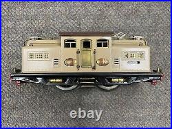 + Lionel Prewar Standard Tinplate 318E Tan & Brown Electric Engine Restored SS