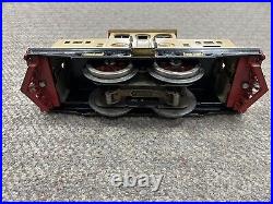 + Lionel Prewar Standard Tinplate 318E Tan & Brown Electric Engine Restored SS