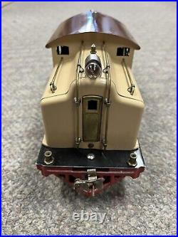 + Lionel Prewar Standard Tinplate 318E Tan & Brown Electric Engine Restored SS