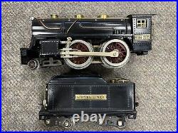 + Lionel Prewar Standard Tinplate 384 Steam Locomotive & Tender Original SS