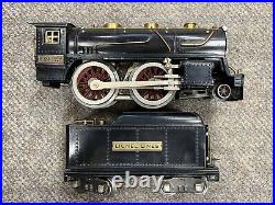 + Lionel Prewar Standard Tinplate 384 Steam Locomotive & Tender Original SS