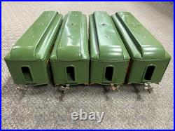 + Lionel Prewar Standard Tinplate Green & Orange 300 Series 4 Car Passenger Set