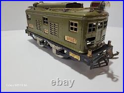 Lionel Prewar Standard Train Set In Original Box No. 8E Two Cars And Track