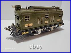 Lionel Prewar Standard Train Set In Original Box No. 8E Two Cars And Track