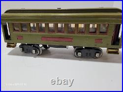 Lionel Prewar Standard Train Set In Original Box No. 8E Two Cars And Track