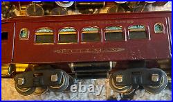 Lionel Prewar Standard Train set 350 LOCOMOTIVE #8 & 2 PASSENGER CAR Withbox