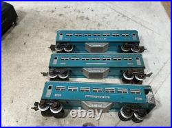 Lionel Prewar Steam Engine 1684 / 3 Passenger Cars O Gauge / 027