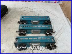 Lionel Prewar Steam Engine 1684 / 3 Passenger Cars O Gauge / 027