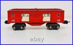 Lionel Prewar Tinplate 600 601 602 Red Pullman Passenger Car Set of 3