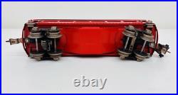 Lionel Prewar Tinplate 600 601 602 Red Pullman Passenger Car Set of 3