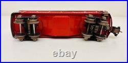 Lionel Prewar Tinplate 600 601 602 Red Pullman Passenger Car Set of 3