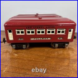 Lionel Prewar Tinplate O scale Pullman Non Lighted Passenger Car 603 604