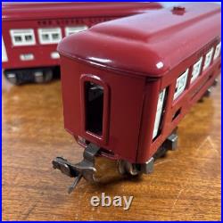 Lionel Prewar Tinplate O scale Pullman Non Lighted Passenger Car 603 604
