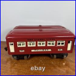 Lionel Prewar Tinplate O scale Pullman Non Lighted Passenger Car 603 604