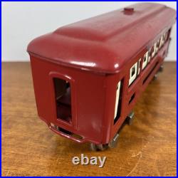 Lionel Prewar Tinplate O scale Pullman Non Lighted Passenger Car 603 604