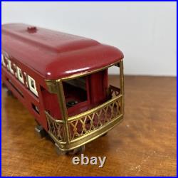 Lionel Prewar Tinplate O scale Pullman Non Lighted Passenger Car 603 604