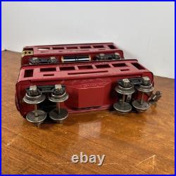 Lionel Prewar Tinplate O scale Pullman Non Lighted Passenger Car 603 604