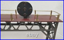 Lionel Prewar Train O/standard Gauge 440 Signal Bridge Terracotta/gray
