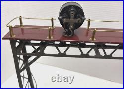 Lionel Prewar Train O/standard Gauge 440 Signal Bridge Terracotta/gray