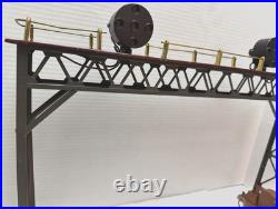 Lionel Prewar Train O/standard Gauge 440 Signal Bridge Terracotta/gray