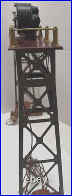 Lionel Prewar Train O/standard Gauge 440 Signal Bridge Terracotta/gray