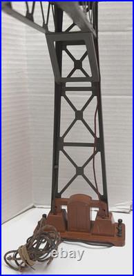 Lionel Prewar Train O/standard Gauge 440 Signal Bridge Terracotta/gray