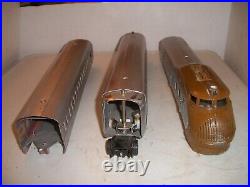 Lionel Prewar Union Pacific M10000 Set For Parts/restoration No Motor Or Whistle