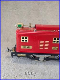 Lionel Standard Gauge No 8 E Locomotive Prewar Vintage Red Untested