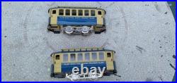 Lionel Standard Gauge Prewar Classics 200 & 201 Trolley & Trailer Set