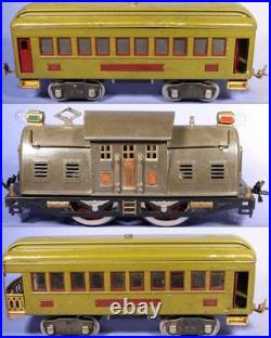 Lionel Standard Gauge Prewar Train Set / 10E Engine, Pullman & Observation