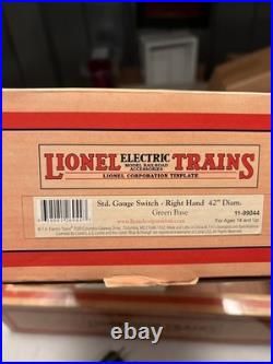 Lionel Standard Gauge Prewar Two 42 Diameter Right Hand Switches 11-99044 MTH