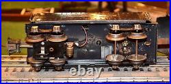 Lionel Tinplate Prewar 225E Gunmetal Steam Engine with 2225W Whistle Tender