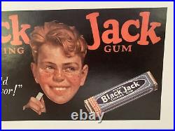Lionel Train Prewar 1932 Black Jack Adv Billboard STD/0 Uncataloged Cardboard Ex
