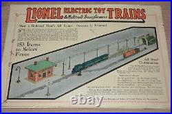 Lionel Train and Accessory Vintage Prewar O Gauge Standard Gauge Catalog 1920