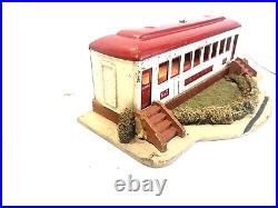 Lionel Trains 442 Tinplate Prewar Illuminated Diner In Original Box. Made in USA
