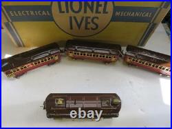 Lionel Trains Pre-war 1052e Lionel / Ives Passenger Set- O Gauge- Bxd- B1